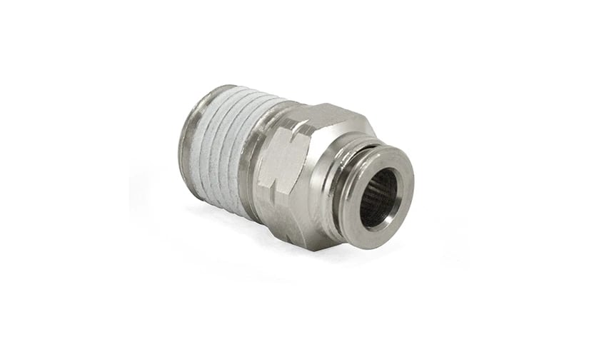 Straight - Male 1/4" NPT x 1/4" Tube - 21807