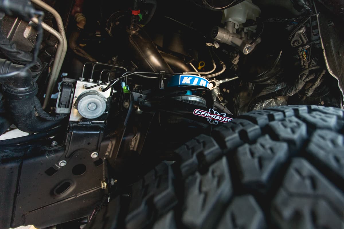 Vaughn Gittin Jr. RTR 2015 Ford F-150 truck  on Air Lift Performance air suspension