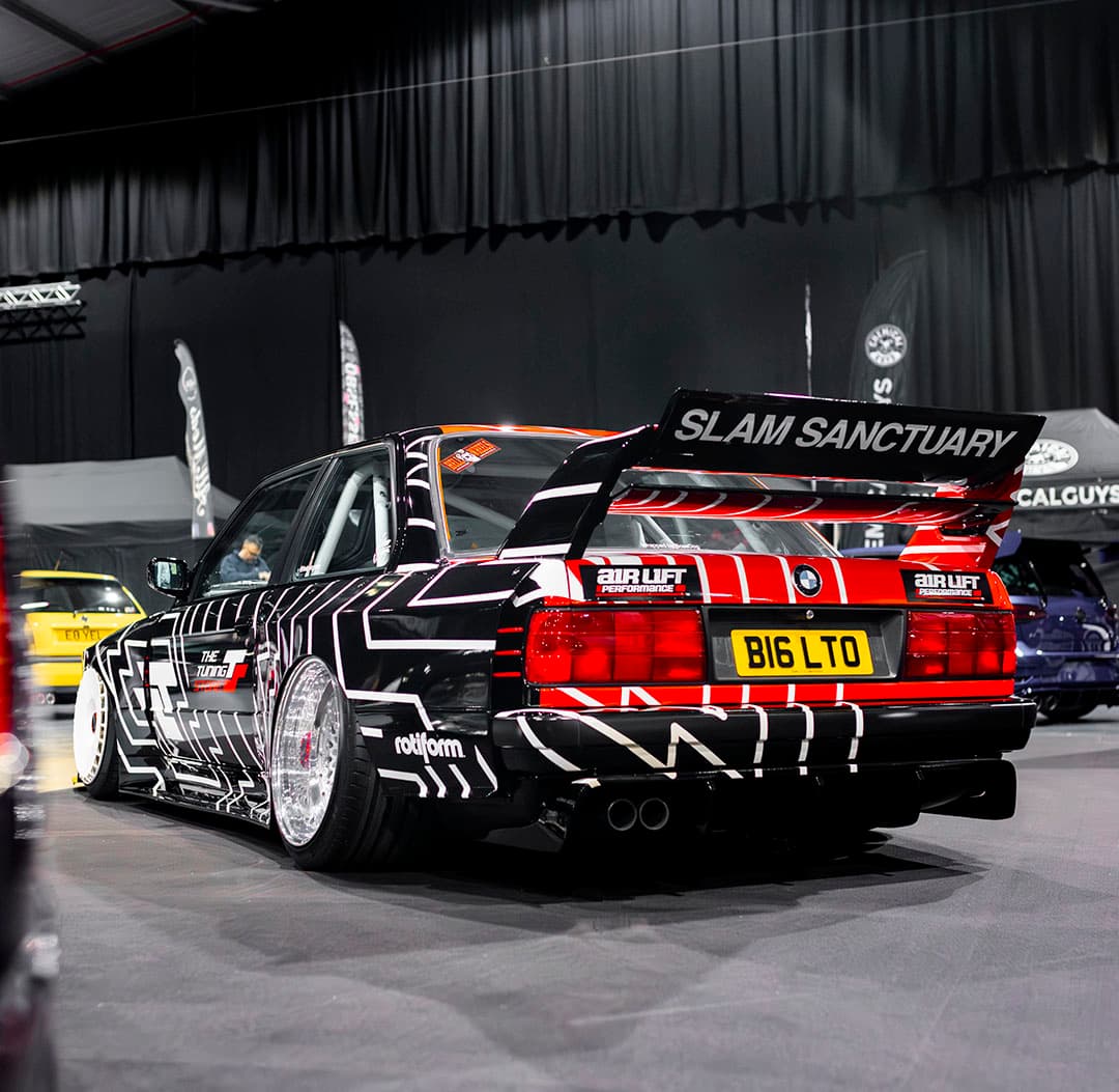 Vehicle featured at Ultimate Dubs UK 2024 with Air Lift Performance