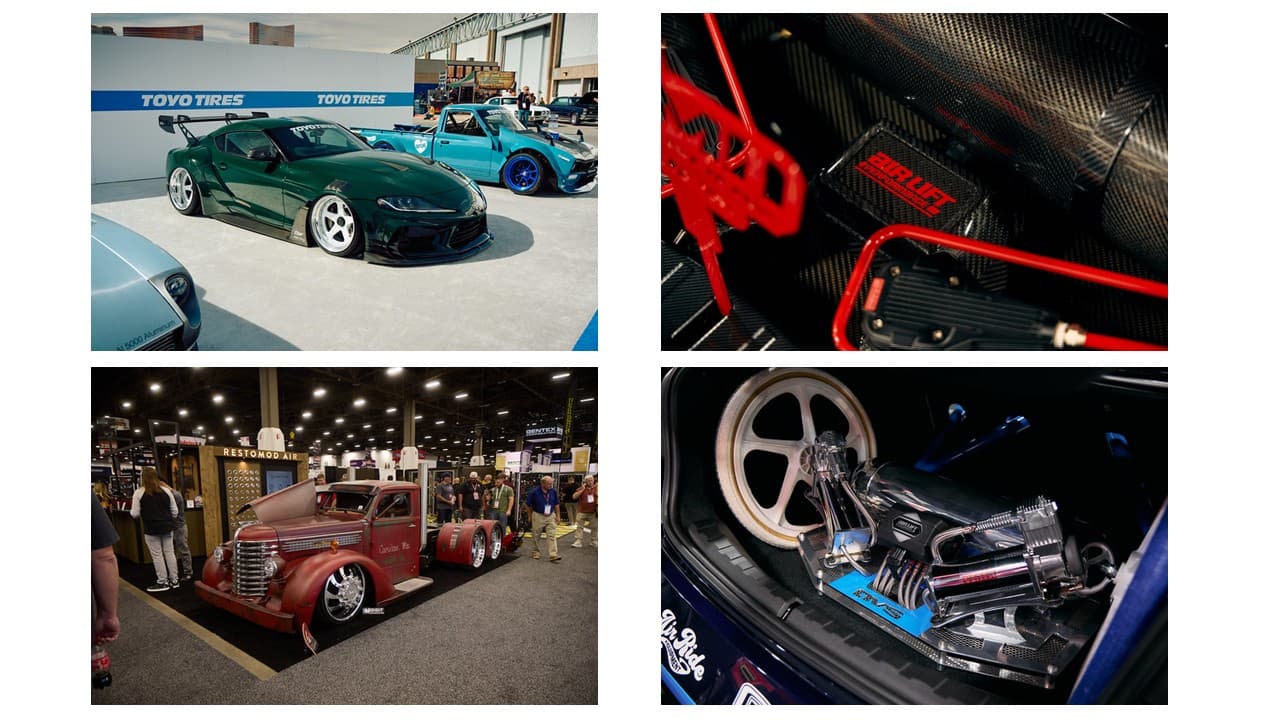 Collage from SEMA 2025