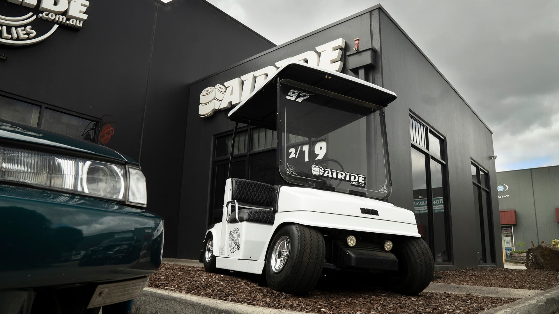 Airride Suspension Supplies Australia bagged golf cart