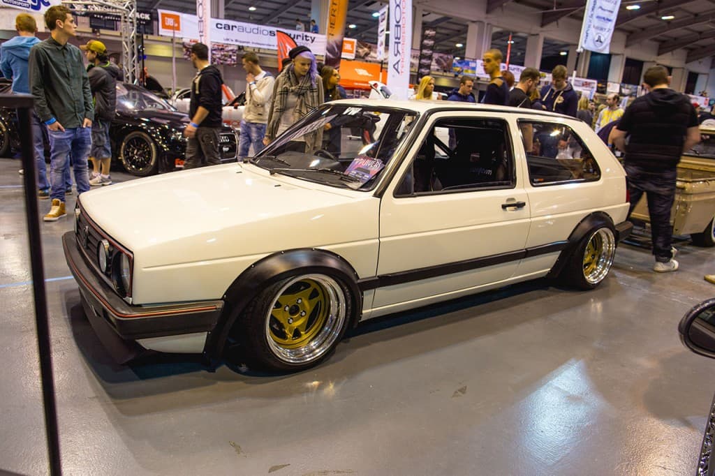 Players x Rotiform Air Lift Performance-equipped Mk2 Golf GTI