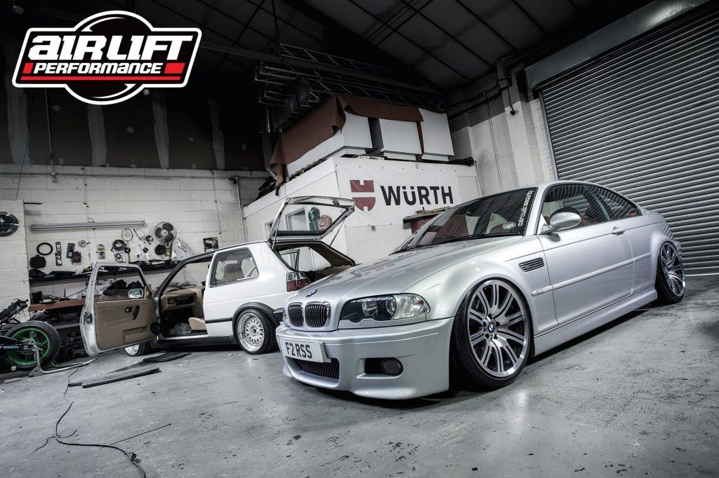Air Lift Performance equipped E46 BMW M3