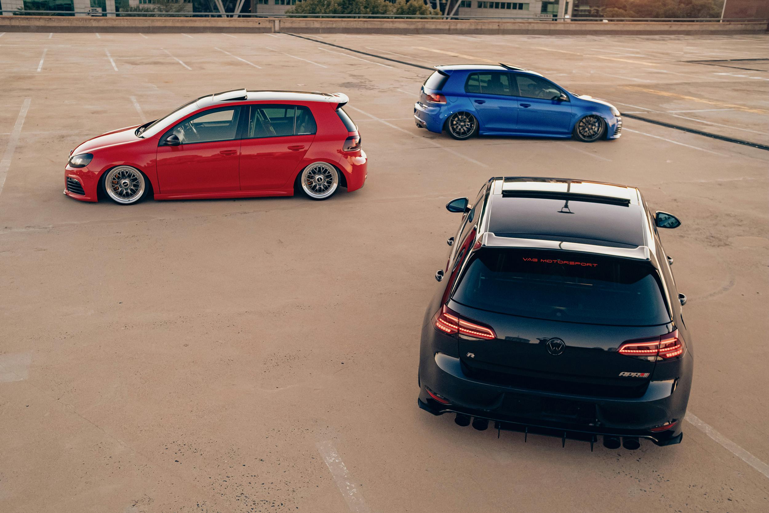Air Lift Performance Around The World South Africa - VW Golf R trio rear