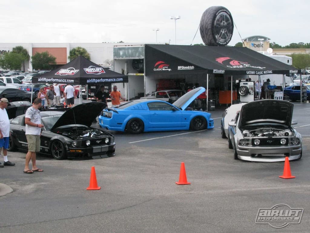 Air Lift Performance Bagged Mustang