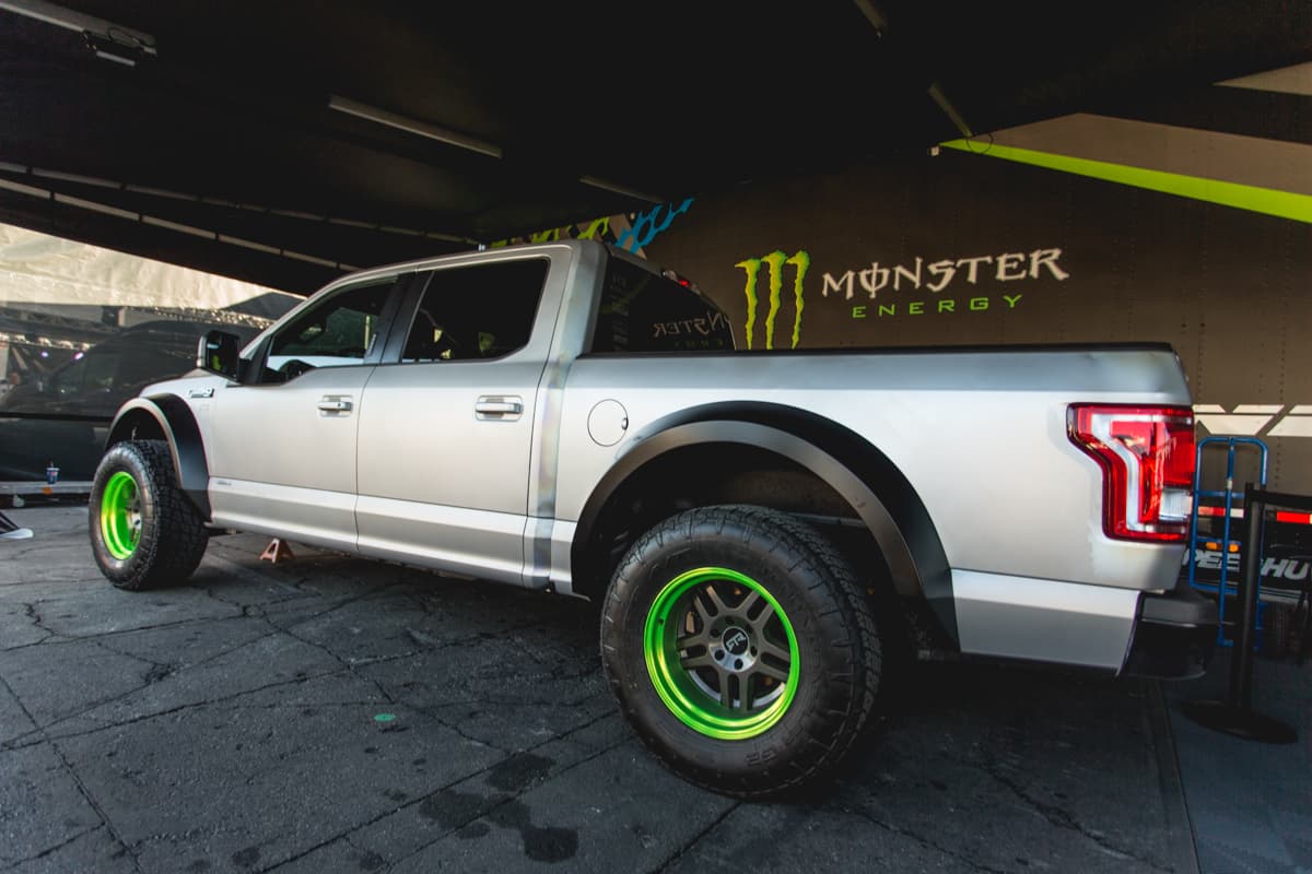 Vaughn Gittin Jr. RTR 2015 Ford F-150 truck  on Air Lift Performance air suspension